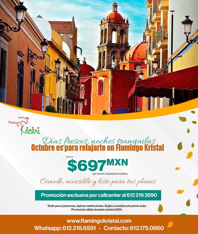 oferta especial hospedaje junio hotel Flamingo Kristal